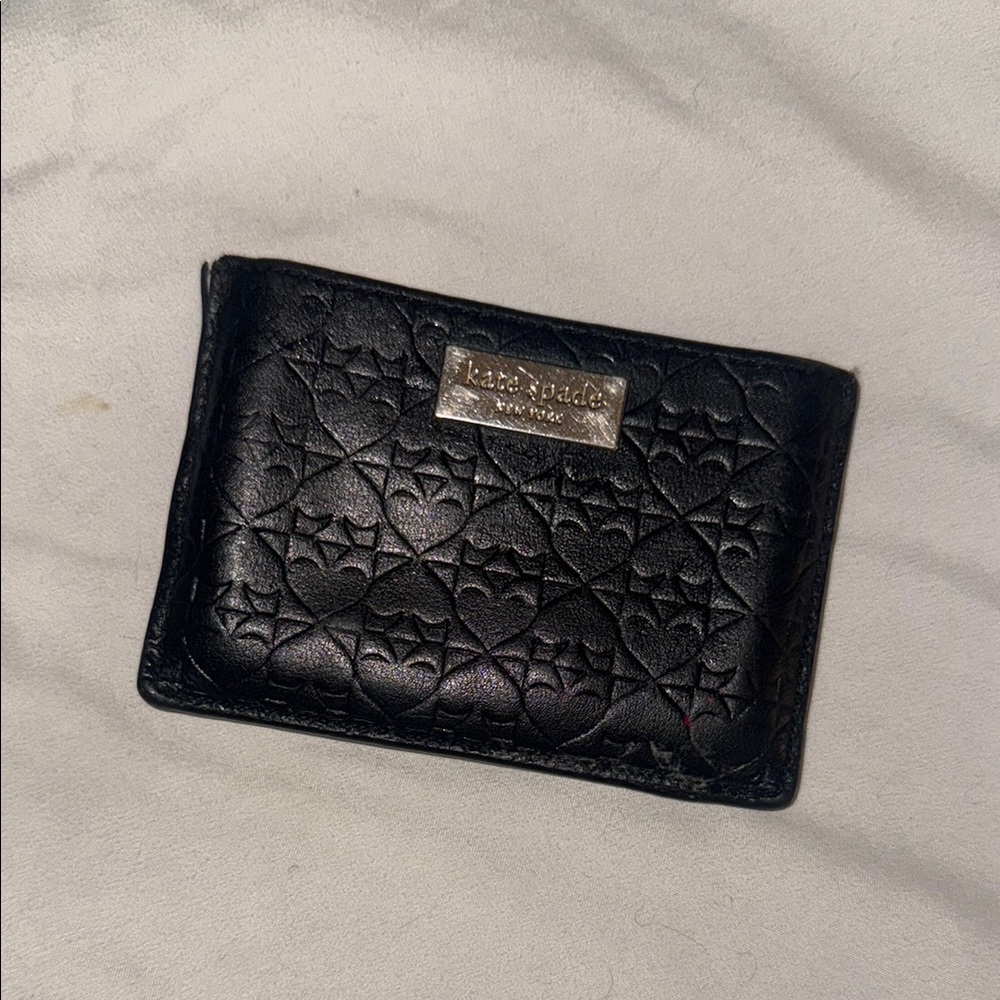 Kate Spade Black Embossed Wallet